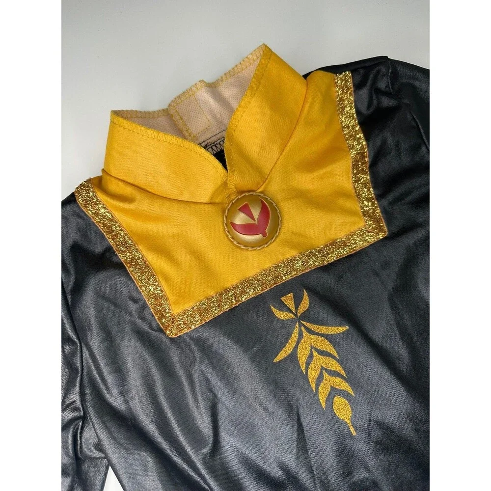 DIsney FROZEN II Anna Dress Costume Toddler Girls Sz 3T-4T Black Gold Halloween